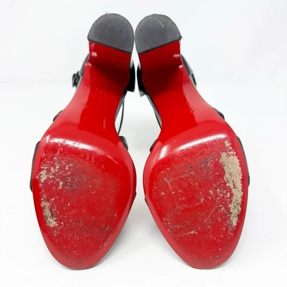 Christian Louboutin Loubi Bee 85 Sandals Heels - Picture 10 of 13